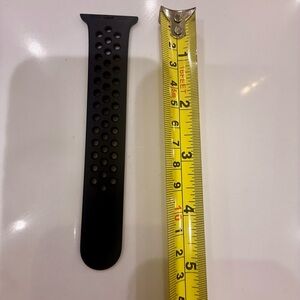 Black Perforated AppleWatch Band